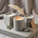 Recipiente beton pentru lumanari - Design industrial premium Recipiente beton pentru lumanari - Design industrial premium