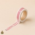 Banda washi decorativa 15 mm Flower Gallery - modele vintage Banda washi decorativa 15 mm Flower Gallery - modele vintage
