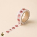 Banda washi decorativa 15 mm Flower Gallery - modele vintage Banda washi decorativa 15 mm Flower Gallery - modele vintage