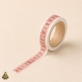 Banda washi decorativa 15 mm Flower Gallery - modele vintage Banda washi decorativa 15 mm Flower Gallery - modele vintage