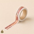 Banda washi decorativa 15 mm Flower Gallery - modele vintage Banda washi decorativa 15 mm Flower Gallery - modele vintage