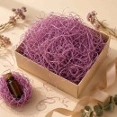 Lana de lemn colorata lila pentru umplutura si decor, 100 g
