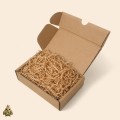 Lana de lemn naturala pentru umplutura ambalaje si decor, 100 g Lana de lemn naturala pentru umplutura ambalaje si decor, 100 g