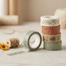 Set banda washi cu motive botanice Set banda washi cu motive botanice