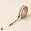 Banda washi decorativa 15 mm Botany Imprint - modele botanice Banda washi decorativa 15 mm Botany Imprint - modele botanice