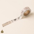 Banda washi decorativa 15 mm Botany Imprint - modele botanice Banda washi decorativa 15 mm Botany Imprint - modele botanice