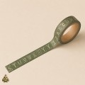 Banda washi decorativa 15 mm Botany Imprint - modele botanice Banda washi decorativa 15 mm Botany Imprint - modele botanice