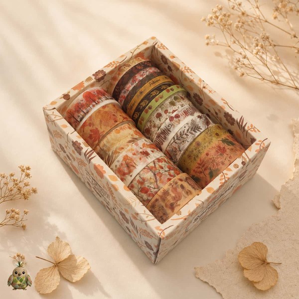Set banda washi decorativa Four Seasons in the Field - Autumn, 18 role
