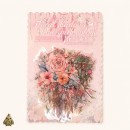 Set stickere PET Catching Dreams – flori roz si accente dreamcatcher, 10 bucati