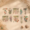 Set stickere PET Flower Bells Follow the Wind – clopotei florali si frunze botanice, 10 bucati Set stickere PET Flower Bells Follow the Wind – clopotei florali si frunze botanice, 10 bucati