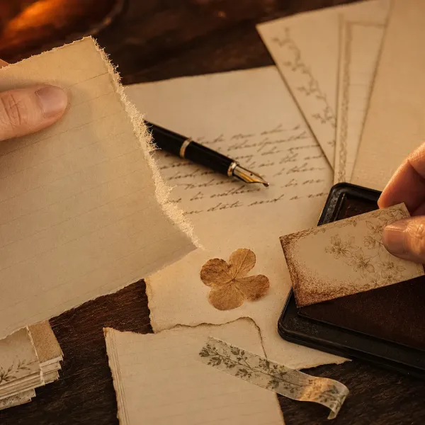 Vintage Journaling Paper Pack