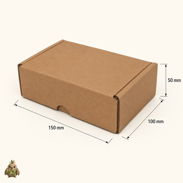 Cutie kraft autoformare din carton ondulat – 150 x 100 x 50 mm Cutie kraft autoformare din carton ondulat – 150 x 100 x 50 mm