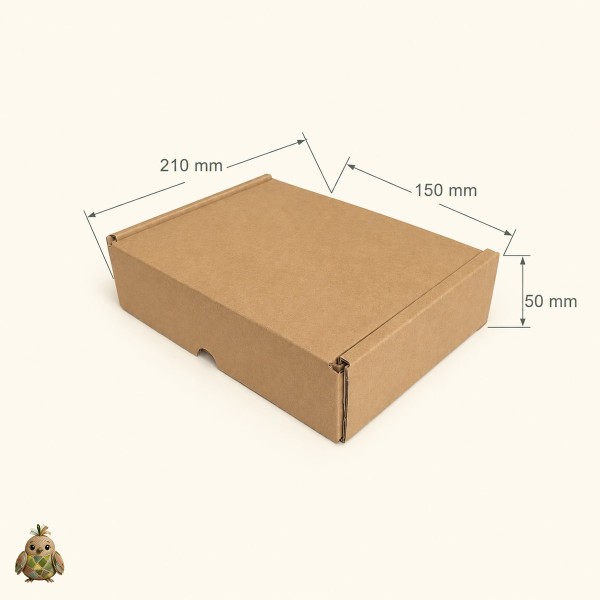 Cutie kraft autoformare din carton ondulat – 210 x 150 x 50 mm Cutie kraft autoformare din carton ondulat – 210 x 150 x 50 mm