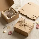 Cutie carton kraft autoformare - set 25 bucati