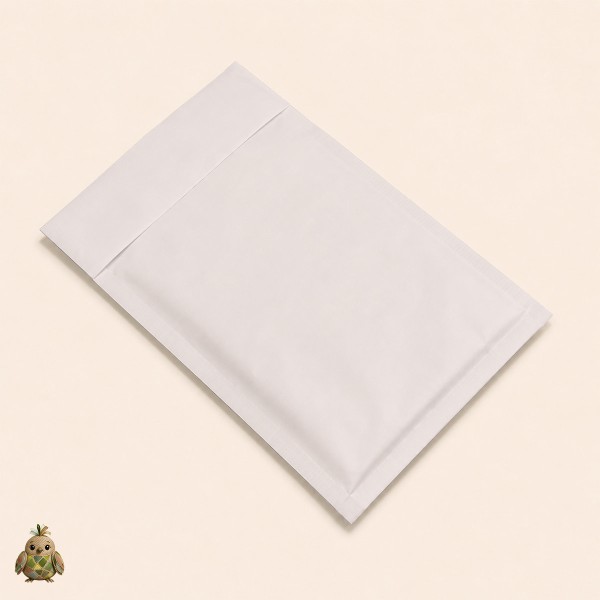 White Bubble Mailer Envelope – self-seal protective padded envelope, 205 x 140 mm White Bubble Mailer Envelope – self-seal protective padded envelope, 205 x 140 mm