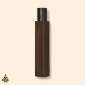 Sticla roll-on ambra patrata 10 ml cu bila metalica si capac negru