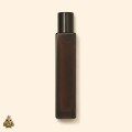 Sticla roll-on ambra patrata 10 ml cu bila metalica si capac negru