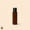 Sticla roll-on ambra patrata 5 ml cu bila metalica si capac negru