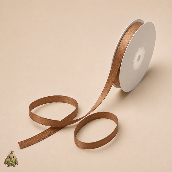 Panglica textila Mocca, amestec bumbac, 10 mm x 15 m Panglica textila Mocca, amestec bumbac, 10 mm x 15 m