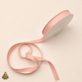 Panglica textila Powder Pink, amestec bumbac, 10 mm x 15 m Panglica textila Powder Pink, amestec bumbac, 10 mm x 15 m