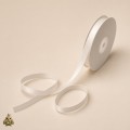 Panglica textila White, amestec bumbac, 10 mm x 15 m Panglica textila White, amestec bumbac, 10 mm x 15 m
