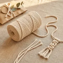 Natural Cotton Macrame Cord - 3mm