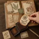 Set decoratiuni ephemera decupate Set decoratiuni ephemera decupate